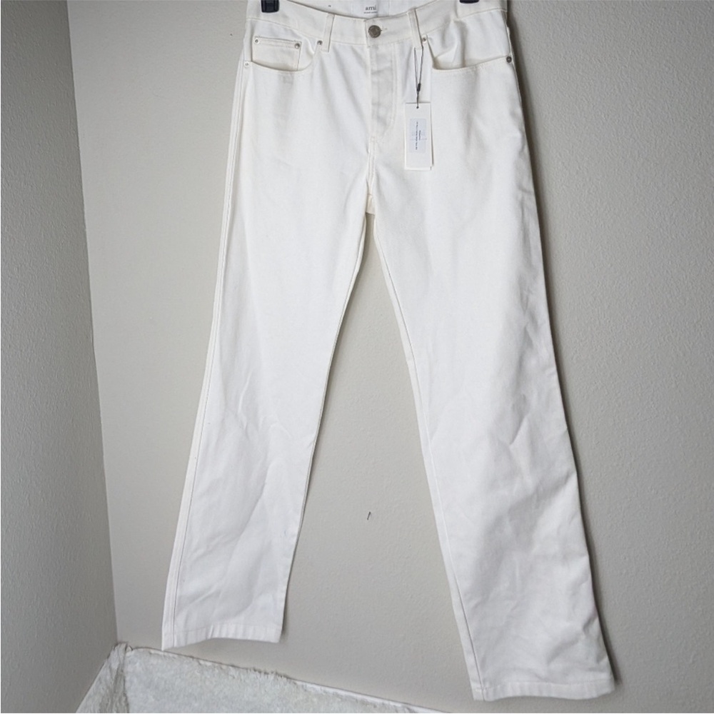 Ami Cream Denim Pants